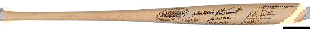 1984 Detroit Tigers Team Signed Louisville Slugger Bat with COA (1 of 2)