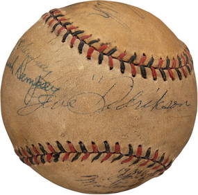 Babe Didrikson Zaharias Jack Dempsey Signed Baseball PSA DNA JSA COA 1932 Multi-Signed (1 of 8)