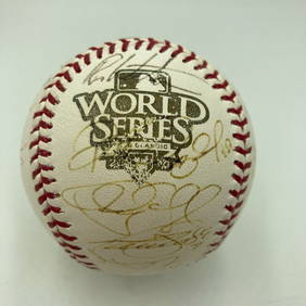 2010 San Francisco Giants Team Signed Baseball 31 Autographs PSA DNA COA (1 of 12)