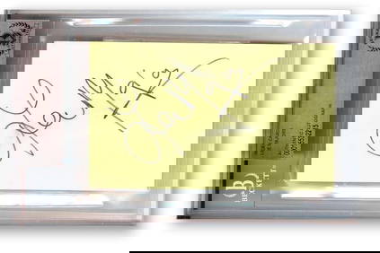 Lee Majors Autographed Index Card 4.5 x 7 The Six Million Dollar Man Beckett Authenticated (1 of 1)