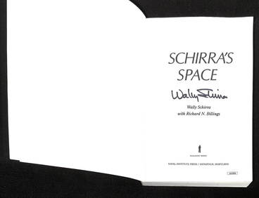 Wally Schirra Signed Schirra's Space Book JSA Certified (1 of 3)