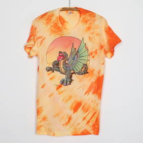 1978 Rolling Stones Happy Birthday Mick Tie Dye Shirt Vintage (1 of 6)