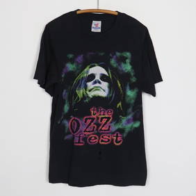 Vintage 1997 Ozzy Osbourne Ozzfest Tour T-Shirt Black Cotton (1 of 10)