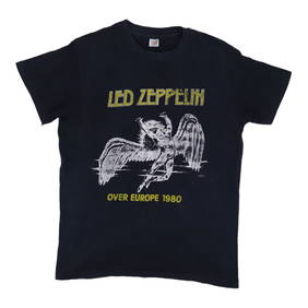 1980 Led Zeppelin Blue Tour Shirt Vintage Original Graphics (1 of 6)