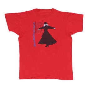 1986 Stevie Nicks Rock A Little Tour Shirt Vintage Red Cotton (1 of 6)