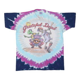 Vintage 1994 Grateful Dead Tie Dye Shirt Blue Cotton (1 of 9)
