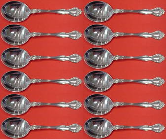 Westmorland George & Martha Sterling Silver Spoon Set 12 pcs 5 7/8 in (1 of 4)