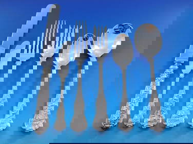 Tiffany & Co Olympian Sterling Silver 74-Piece Flatware Set with Storage Chest (1 of 10)