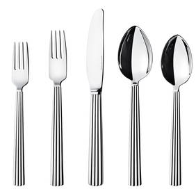 Georg Jensen Bernadotte Stainless Steel Cutlery Set for 8 40 Pieces (1 of 1)