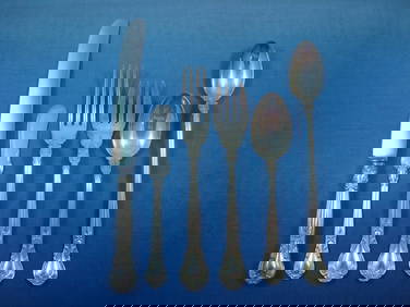 Gorham Chantilly Sterling Silver Flatware Set 90 Pieces with Storage Chest (1 of 9)
