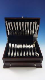 Alvin Francis I Sterling Silver Flatware Set for 12 - 52 Pieces with Storage Chest (1 of 6)