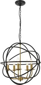 Octavia Mid-Century Modern Brass Pendant Light 20.80H 19.70W 19.70D UL-Listed (1 of 1)