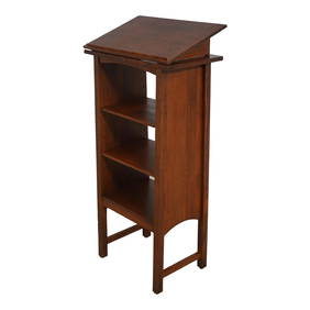 Stickley Mission Oak 2 Piece Lectern Bookcase Rack 22x13x46.5 (1 of 10)