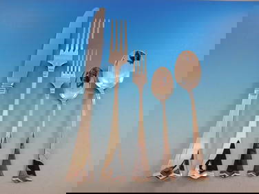 Th. Olsens Silver Crown 830 Silver Flatware Set 64pcs Mid-Century Modern (1 of 10)