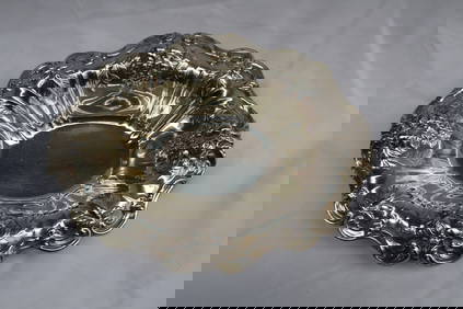 Reed & Barton Francis 1 Art Nouveau Sterling Silver Dish 12.5 x 10 (1 of 8)