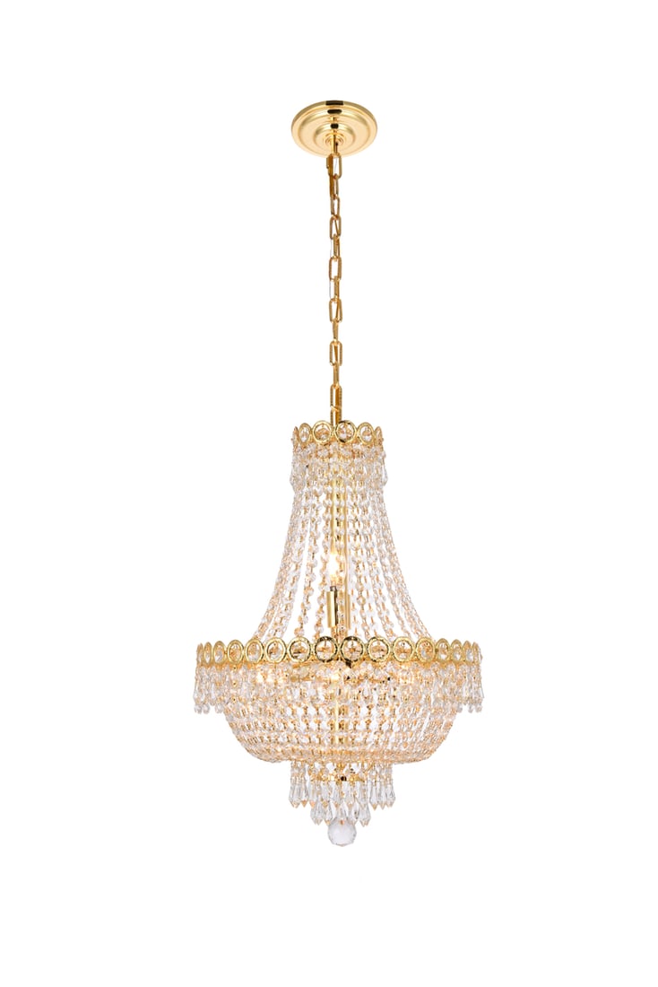 Century 8-Light Pendant Gold Finish Royal Cut Crystal 16x20: Century 8-Light Pendant Gold Finish Royal Cut Crystal 16x20 This stunning Century 8-light pendant features a captivating design inspired by 19th-century French elegance. Delicate lines of light-refrac