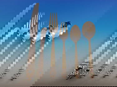 Royal Danish Sterling Silver Flatware Set for 24 by International Silver 164 pcs (1 of 10)