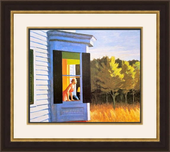 Vintage 1985 Directions in American Art Museum Exhibition Poster Featuring “Cape Cod Morning” by Edward Hopper Vintage 1985 Directions in American Art Museum Exhibition Poster Featuring “Cape Cod Morning” by Edward Hopper