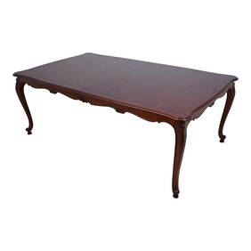 Kindel French Style Cherry Dining Table Model 31-016-2700 47.5 x 80 Winterthur Finish (1 of 10)