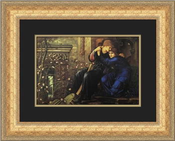 Vintage 1960 Burne-Jones “Le Chant D'Amour” Art Print Vintage 1960 Burne-Jones “Le Chant D'Amour” Art Print