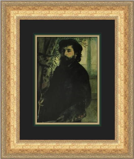 Rare Vintage 1950s Monet “Portrait of Madame Gaudibert” Swiss Art Print Rare Vintage 1950s Monet “Portrait of Madame Gaudibert” Swiss Art Print