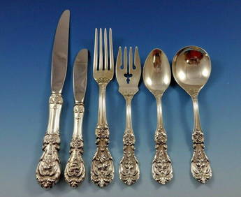 Francis I Reed & Barton Sterling Silver Flatware Set 78 Pieces Service for 12 (1 of 8)