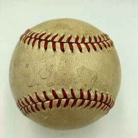 Lou Gehrig Signed Official American League Baseball PSA DNA COA Rare (1 of 4)