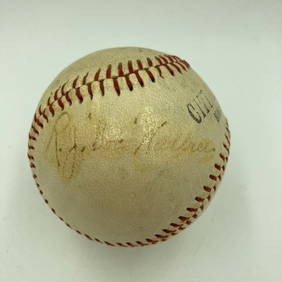 Rare Bobby Wallace Signed Baseball with JSA COA HOF St. Louis Cardinals (1 of 5)