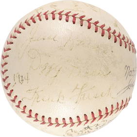 1934 St. Louis Cardinals Team Signed Baseball JSA COA Autographs (1 of 7)