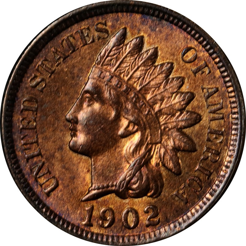1902 Indian Head Cent Copper Coin Uncertified Circulated: 1902 Indian Head Cent Copper Coin Uncertified Circulated This 1902 Indian Cent is a classic piece of American numismatic history. Crafted from copper, this coin showcases the distinctive design of the