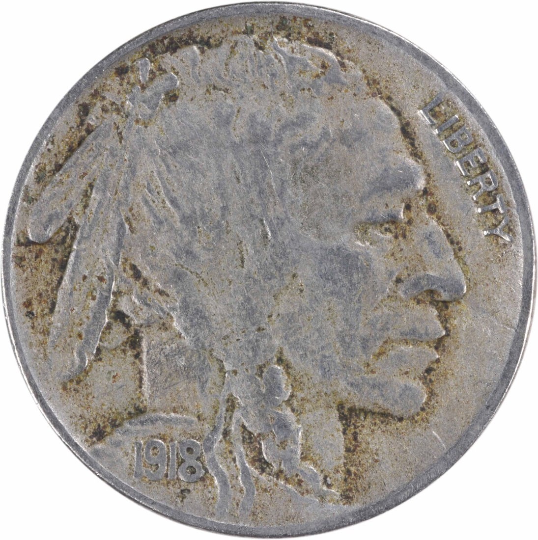 1918-S Buffalo Nickel by James Earle Fraser Circulated Coin: 1918-S Buffalo Nickel by James Earle Fraser Circulated Coin This 1918-S Buffalo Nickel features an exquisite design by James Earle Fraser and is a notable addition to any coin collection. It is catego