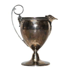 Tiffany & Co Antique Sterling Silver Cream Pitcher 6.25in 208.8g (1 of 7)