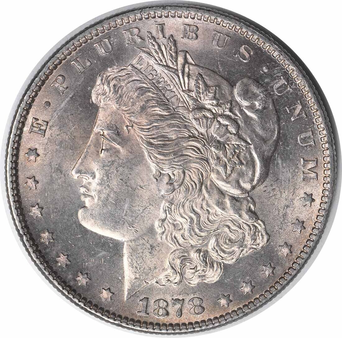 1878 Morgan Silver Dollar Choice BU Uncertified Silver Coin: 1878 Morgan Silver Dollar Choice BU Uncertified Silver Coin This 1878 Morgan Silver Dollar features a striking Choice BU grade, representing a significant piece of U.S. numismatic history. Struck in s