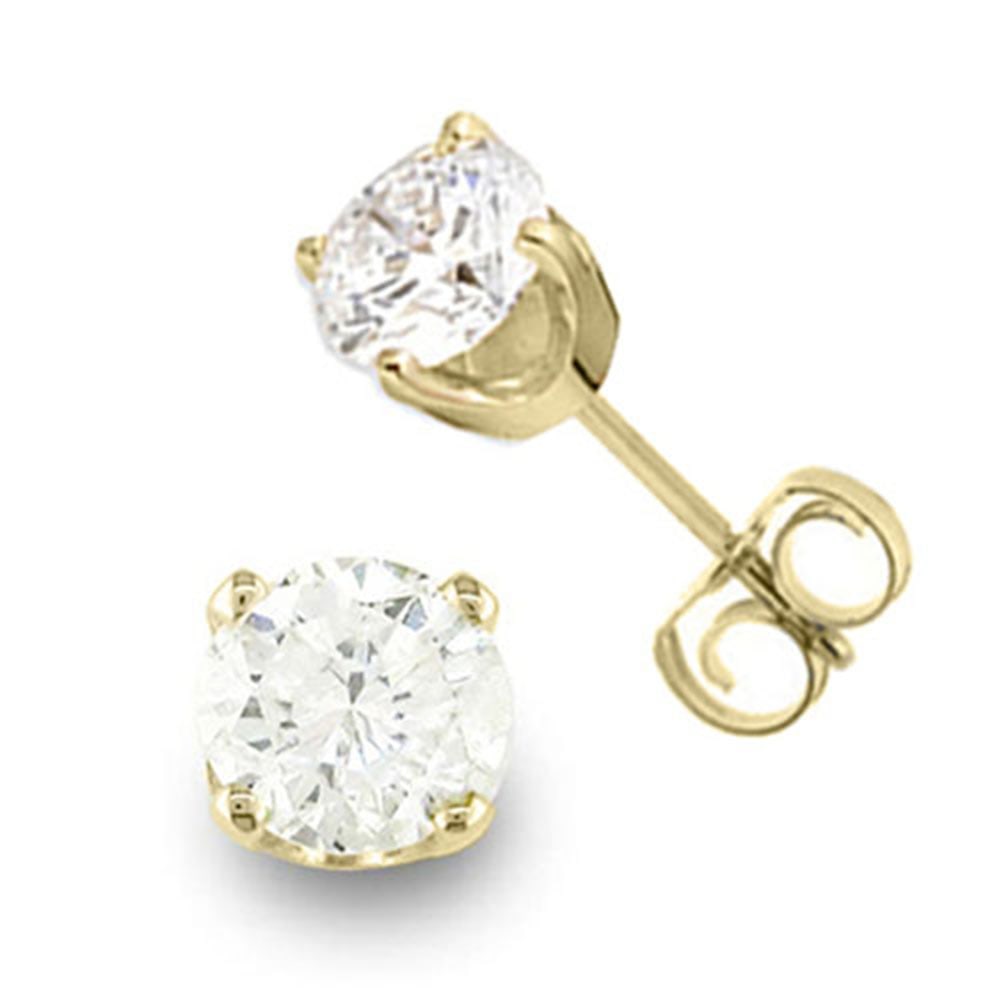 0.75 ctw Certified VS/SI Diamond Stud Earrings 14k Yellow Gold: 0.75 ctw Certified VS/SI Diamond Stud Earrings 14k Yellow Gold 0.75 ctw Certified VS/SI Diamond Stud Earrings 14k Yellow Gold Designer Brand Luxury Jewelrymade in the USA Suggested Retail Price: $3700