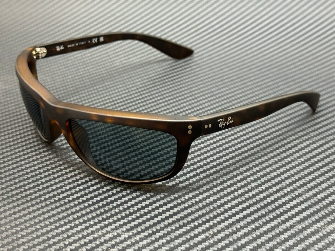 Ray-Ban RB4089 Matte Havana Blue Unisex Sunglasses 62mm: Ray-Ban RB4089 Matte Havana Blue Unisex Sunglasses 62mm Experience timeless style with these Ray-Ban RB4089 sunglasses, featuring a matte Havana blue frame that adds a sophisticated touch. Designed fo