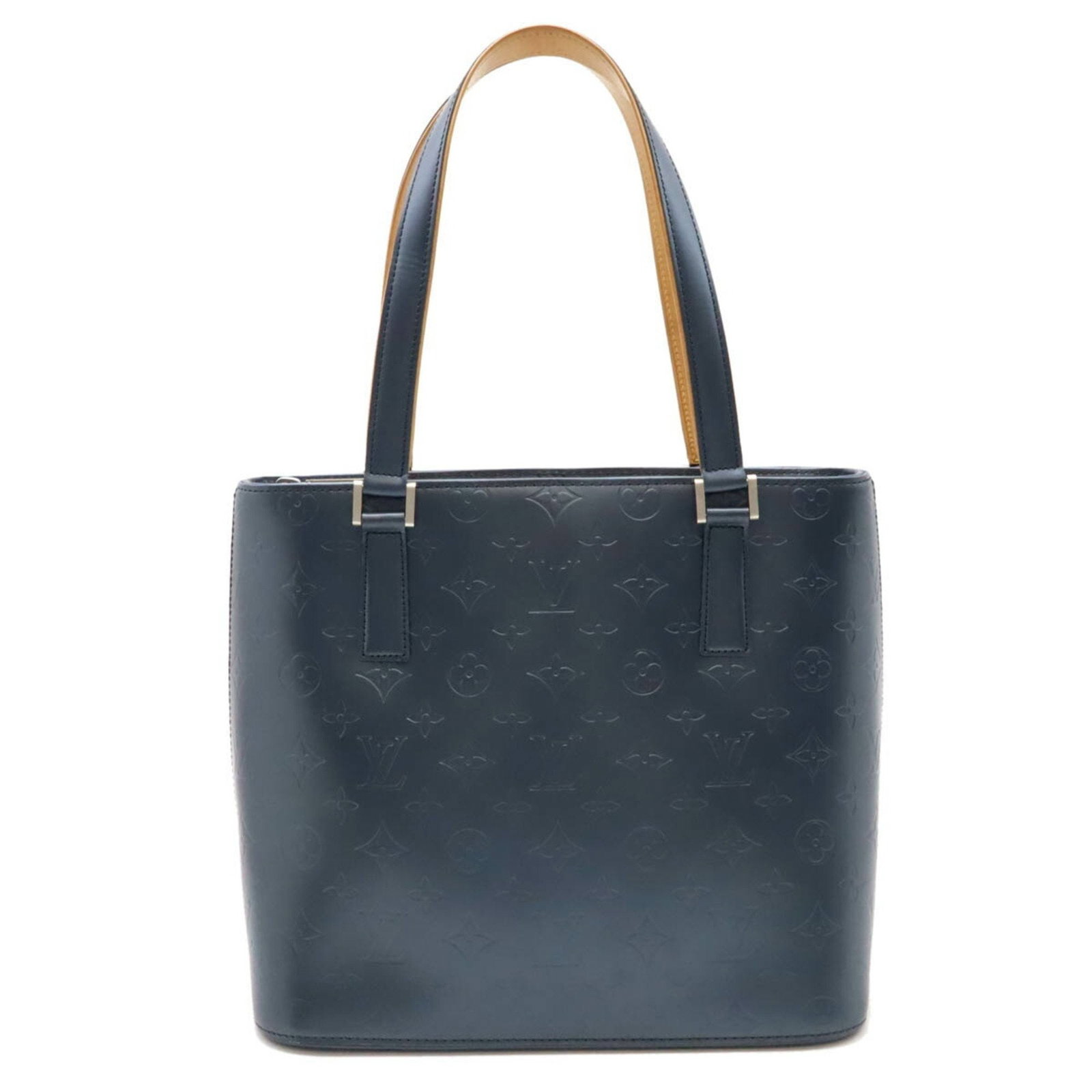 Louis Vuitton Monogram Matte Blue Stockton Tote Bag M55115: Louis Vuitton Monogram Matte Blue Stockton Tote Bag M55115 The Louis Vuitton Monogram Matte Stockton Tote Bag is a stylish shoulder bag designed for women. Crafted from luxurious Monogram Mat material