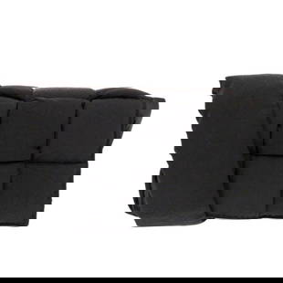 Bottega Veneta Padded Cassette Mini Black Nylon Shoulder Bag: Bottega Veneta Padded Cassette Mini Black Nylon Shoulder Bag Introducing the Bottega Veneta Padded Cassette Mini Shoulder Bag, crafted from durable nylon in a sleek black color. This versatile bag is