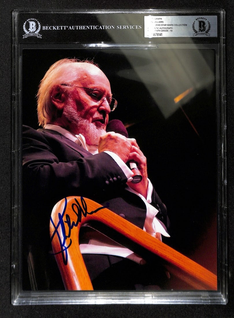 John Williams Star Wars Composer Signed 8x10 Photo BECKETT: John Williams Star Wars Composer Signed 8x10 Photo BECKETT Autograph Authentication: Beckett Original/Reproduction: Original Signed: Yes Signed By: John Williams Autograp hed 8x10 p hotograph signed i