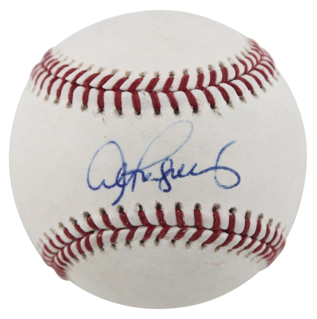 Alex Rodriguez Signed Yankees Baseball with Beckett Authentication: Alex Rodriguez Signed Yankees Baseball with Beckett Authentication This authentic Robert Manfred Oml baseball is personally signed by Alex Rodriguez of the New York Yankees. The ball comes with a Beck