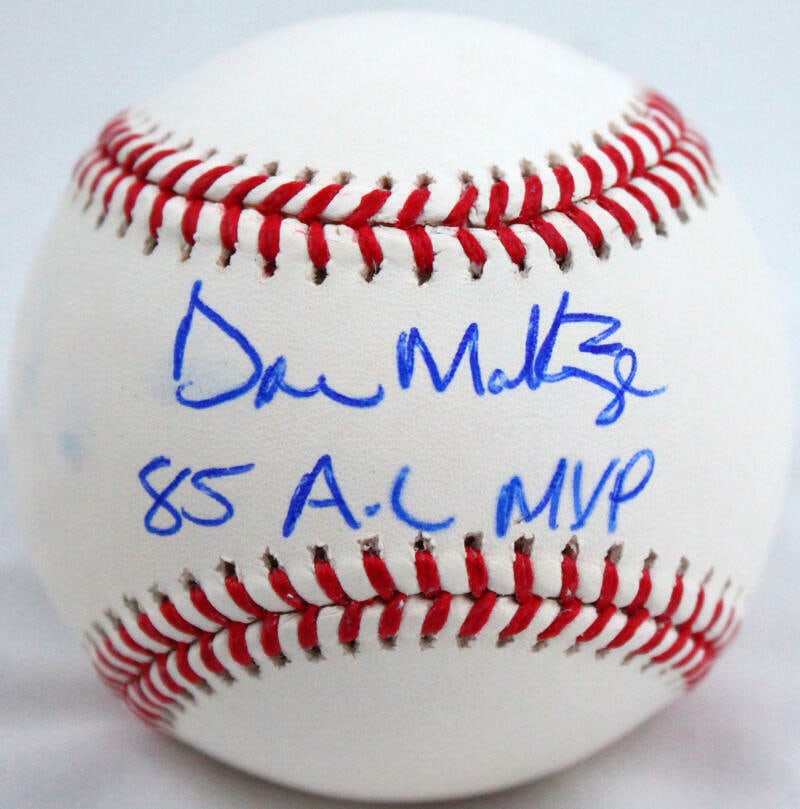 Don Mattingly Signed Rawlings OML Baseball 1985 AL MVP JSA Authenticated: Don Mattingly Signed Rawlings OML Baseball 1985 AL MVP JSA Authenticated This authentic Rawlings OML baseball features the signature of Don Mattingly, a celebrated player from the New York Yankees and