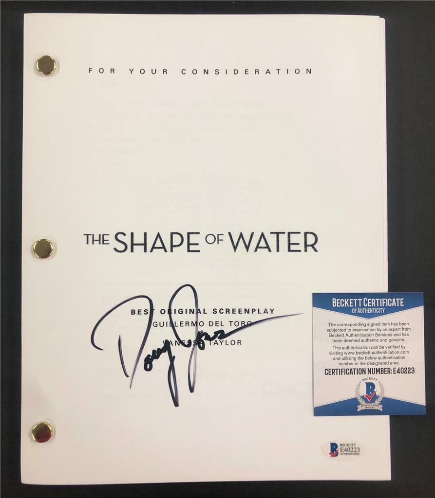 Doug Jones Signed The Shape of Water Script with Beckett BAS COA: Doug Jones Signed The Shape of Water Script with Beckett BAS COA This is an original movie script for "The Shape of Water" signed by Doug Jones. The script is in pre-owned condition and comes with a B