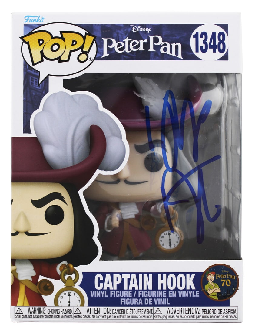 Dustin Hoffman Signed Captain Hook Funko Pop Vinyl #1494 BAS Authentication: Dustin Hoffman Signed Captain Hook Funko Pop Vinyl #1494 BAS Authentication This Captain Hook #1494 Funko Pop Vinyl Figure has been personally signed by Dustin Hoffman, renowned for his role in Peter