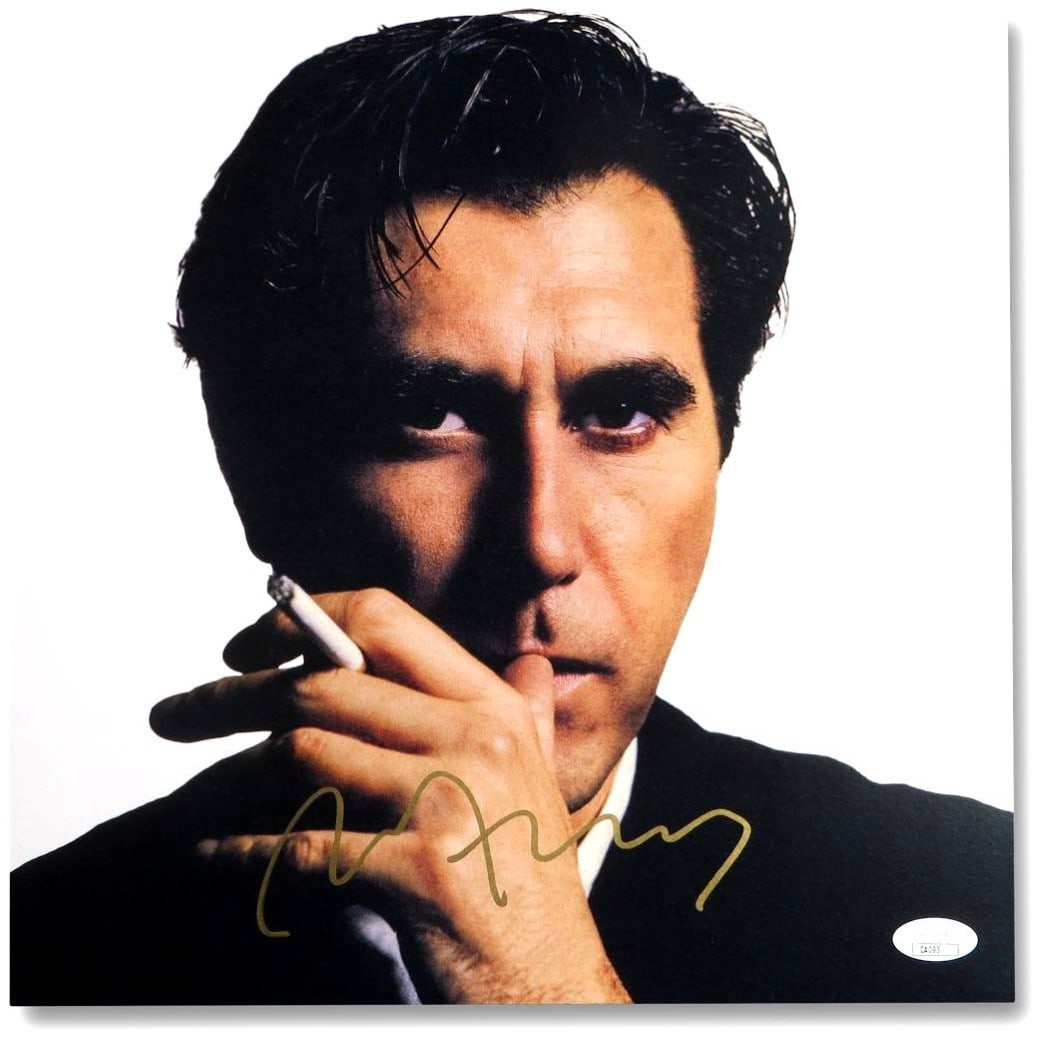 Bryan Ferry Signed Album Insert JSA Authenticated Music Memorabilia: Bryan Ferry Signed Album Insert JSA Authenticated Music Memorabilia This is a signed album insert by Bryan Ferry, featuring his authentic autograph. Please note that this listing is for the album inse