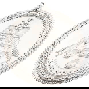 Sterling Silver Christmas Ornament with Carol of the Bells: Sterling Silver Christmas Ornament with Carol of the Bells Celebrate the holiday season with this exquisite sterling silver Christmas ornament crafted by Wallace Silversmiths. Measuring 3 in (7.62 cm)
