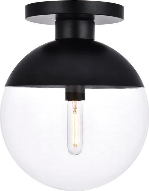 Elegant Lighting Eclipse Flush Mount Ceiling Light 14.5H Clear Finish Transitional Style: Elegant Lighting Eclipse Flush Mount Ceiling Light 14.5H Clear Finish Transitional Style Illuminate your space with the Sophisticated Eclipse Flush Mount Lighting, a stunning blend of glass and metal