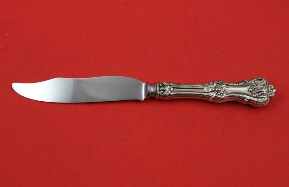 Frank Smith Federal Cotillion Sterling Silver Fish Knife 8.5": Frank Smith Federal Cotillion Sterling Silver Fish Knife 8.5" Introducing the Federal Cotillion Fish Knife, crafted by Frank Smith. This exquisite knife features a hollow handle made of sterling silve