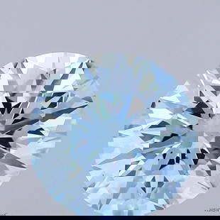 Ideal Loose Diamond - ROUND 3.04ct Fancy Vivid Blue VS1: Ideal Loose Diamond - ROUND 3.04ct Fancy Vivid Blue VS1 Source: This is a real non-mined Diamond that has been grown in a lab Shape: ROUND Carats: 3.04 Color: Fancy Vivid Blue Certification: IGI