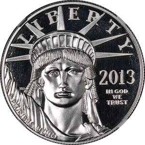 2013-W Platinum American Eagle $100 NGC PF70 Ultra Cameo Coin