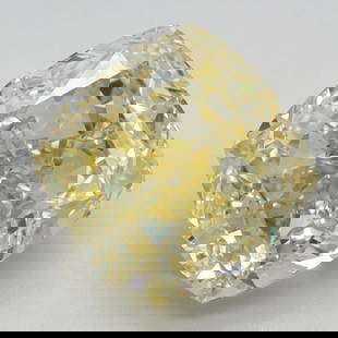 Loose Diamond - CUSHION MODIFIED 3.69ct Fancy Intense Yellow VS1: Loose Diamond - CUSHION MODIFIED 3.69ct Fancy Intense Yellow VS1 Source: This is a real non-mined Diamond that has been grown in a lab Shape: CUSHION MODIFIED Carats: 3.69 Color: Fancy Intense