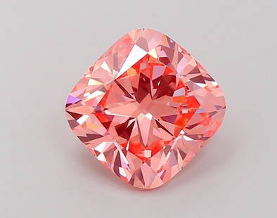 Loose Diamond - CUSHION MODIFIED 3.08ct Fancy Vivid Pink VS1: Loose Diamond - CUSHION MODIFIED 3.08ct Fancy Vivid Pink VS1 Source: This is a real non-mined Diamond that has been grown in a lab Shape: CUSHION MODIFIED Carats: 3.08 Color: Fancy Vivid Pink